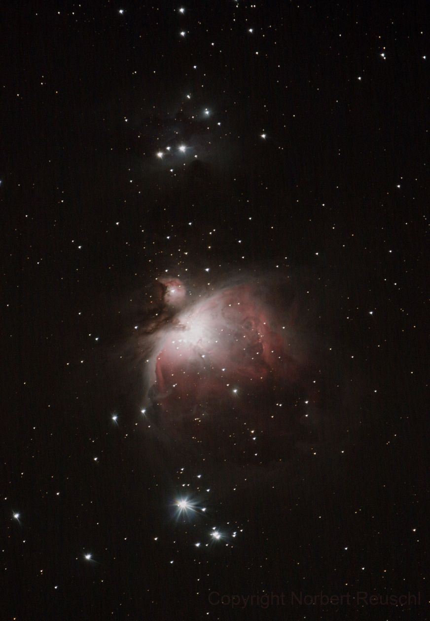 Astro Orion mit billigem Teleobjektiv 2018