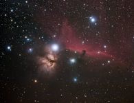 pferdekopfnebel und flammennebel im orion 1 20190228